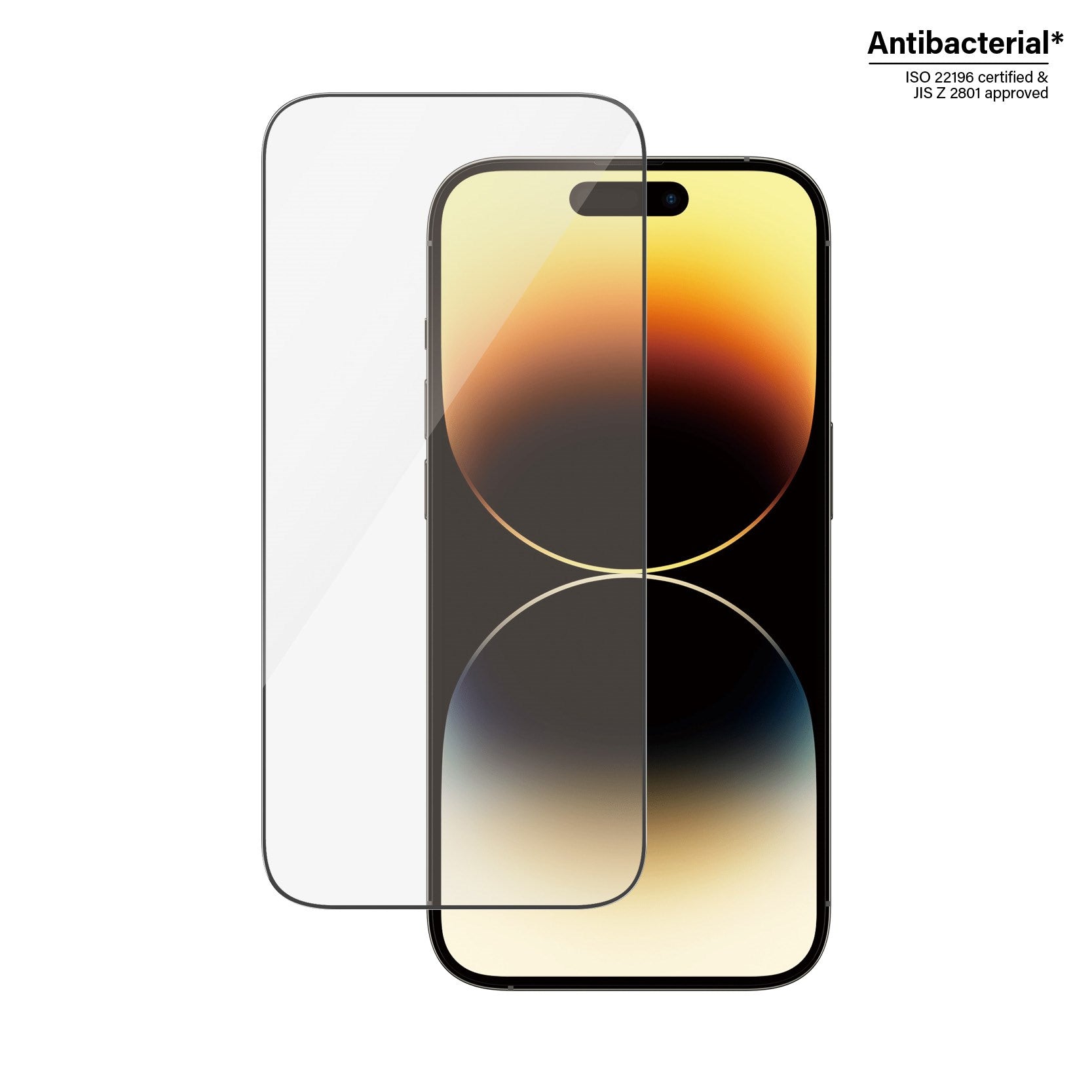PanzerGlass® Displayschutz iPhone 14 Pro | Ultra-Wide Fit m. EasyAligner